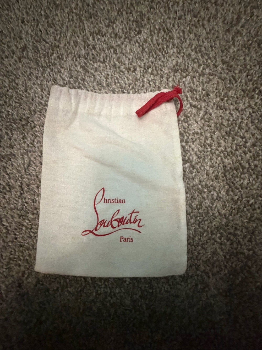 Christian Louboutin Paris Small Dust Bag Pouch